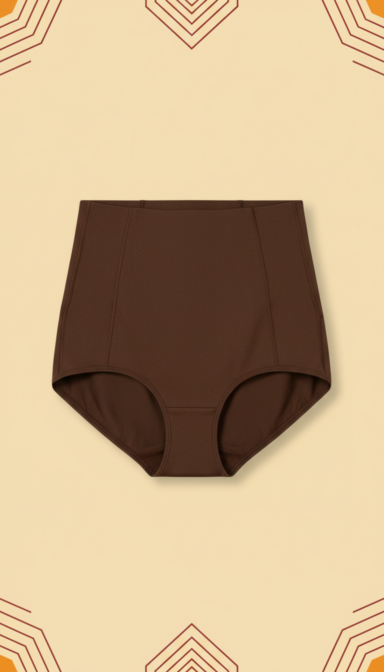 Espresso Brown High-Waist Shaping Brief