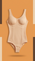 Almond Cream Shapewear Bodysuit