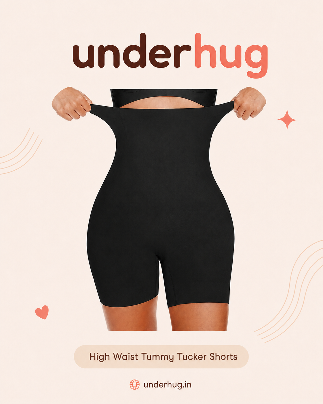 High Waist Tummy Tucker Shorts