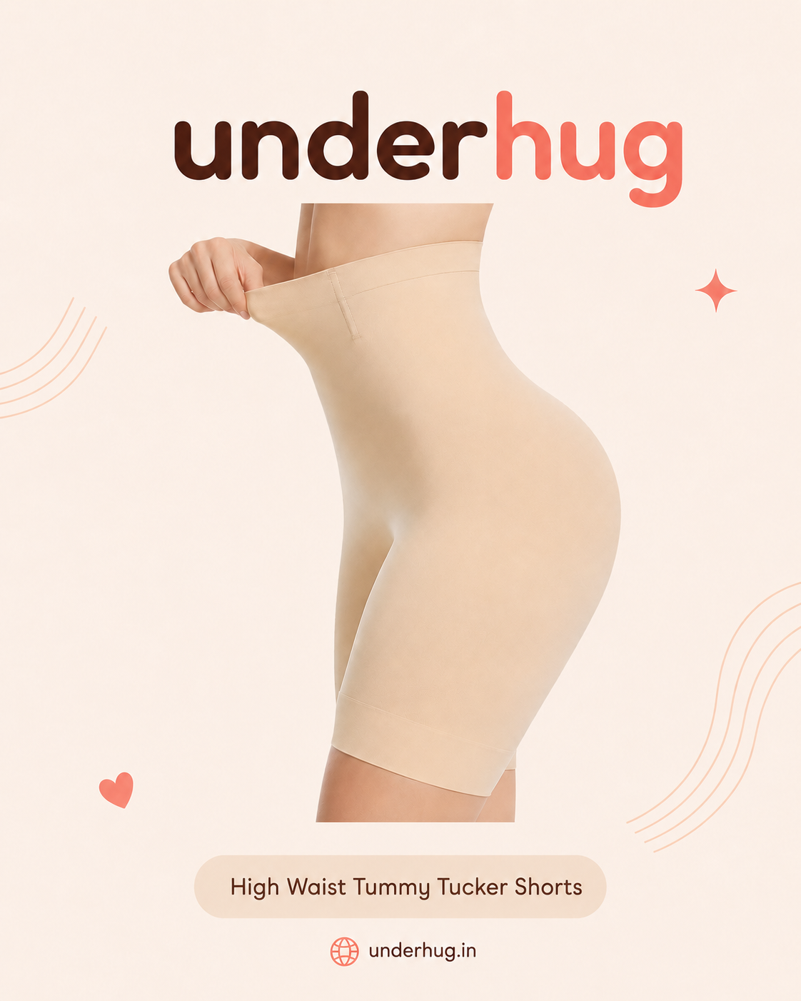 High Waist Tummy Tucker Shorts