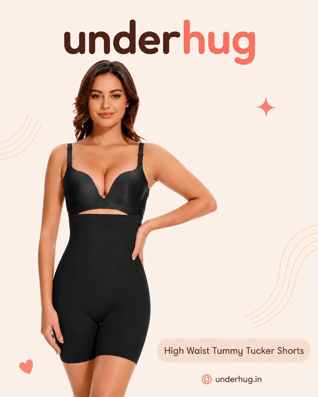 High Waist Tummy Tucker Shorts