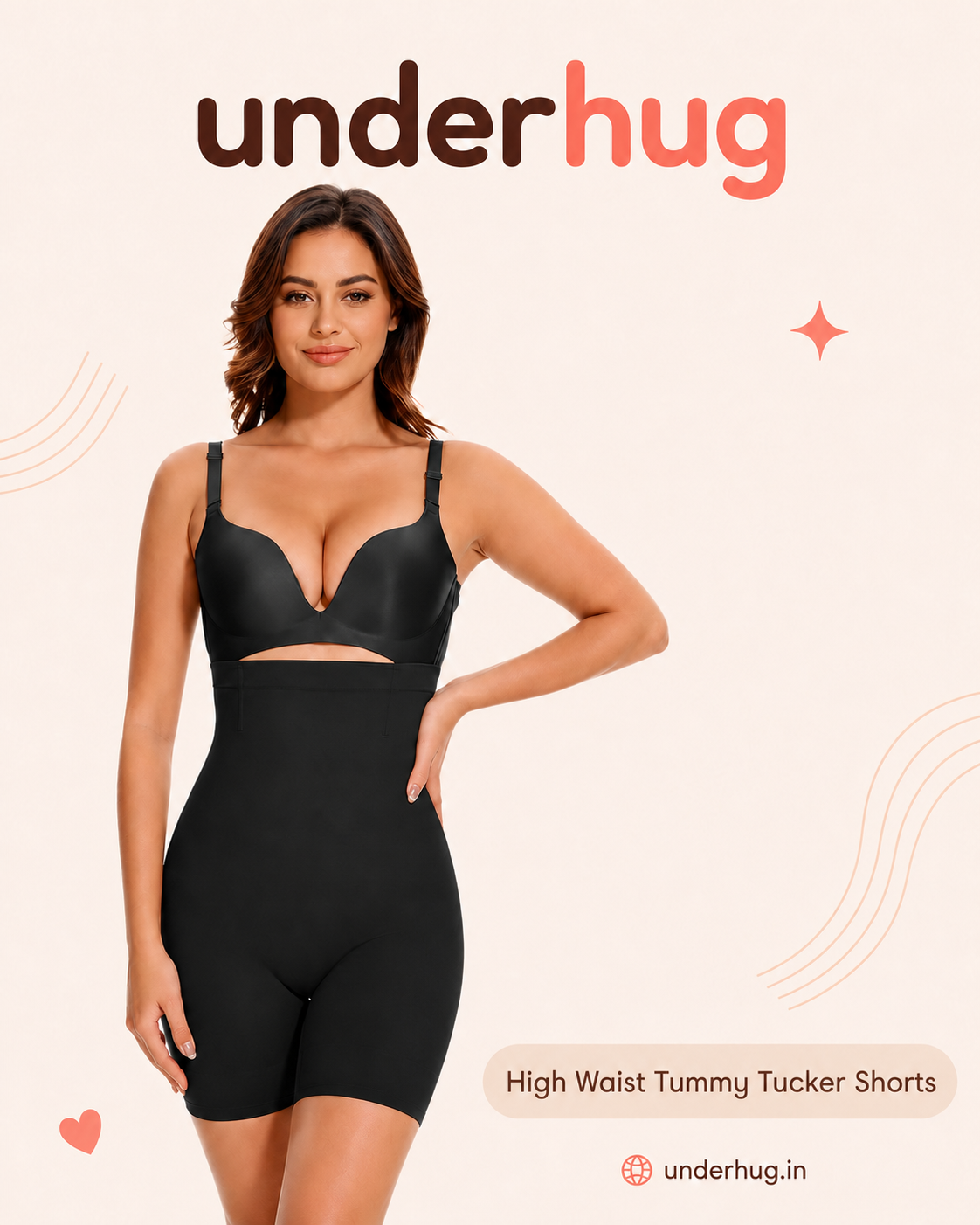 High Waist Tummy Tucker Shorts