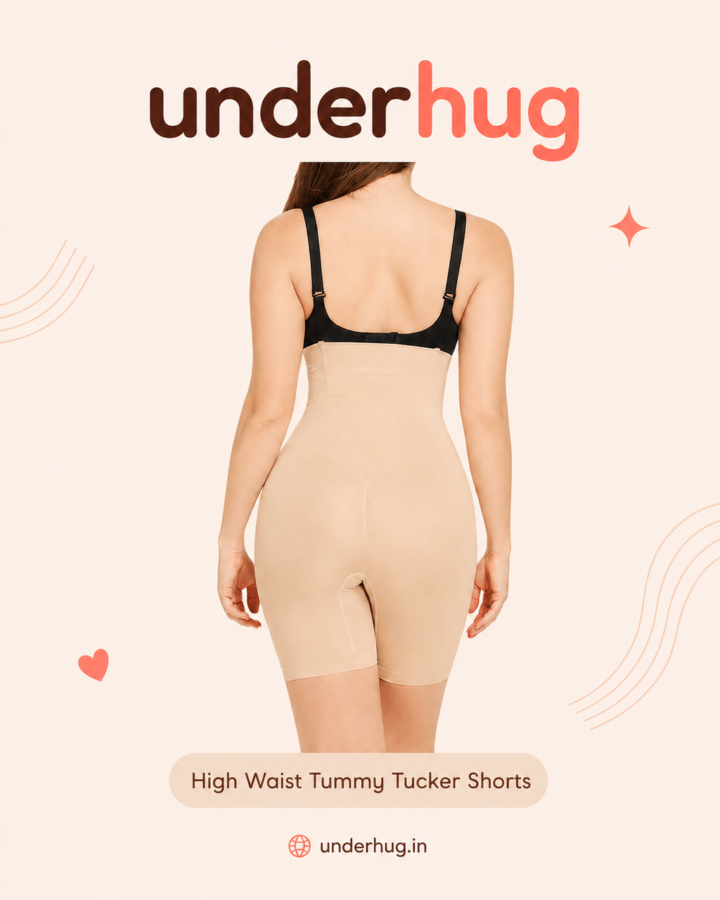 High Waist Tummy Tucker Shorts