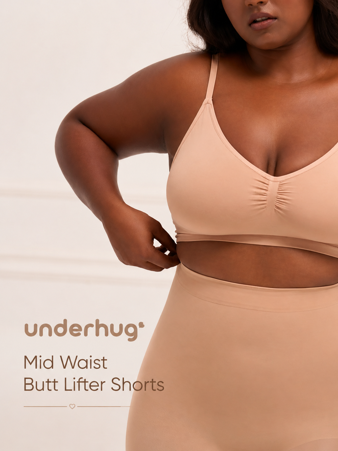 Mid Waist Butt Lifter Shorts